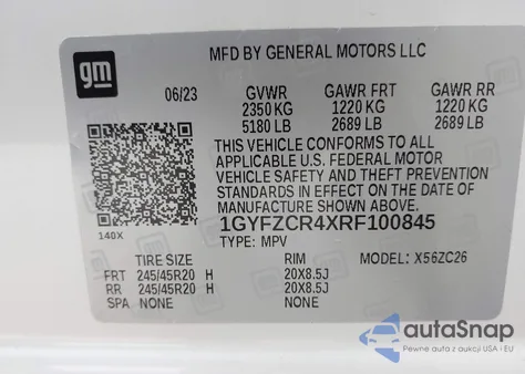 2024 Cadillac Xt4 Fwd Premium Luxury из США, поврежденный, VIN 1GYFZCR4XRF100845